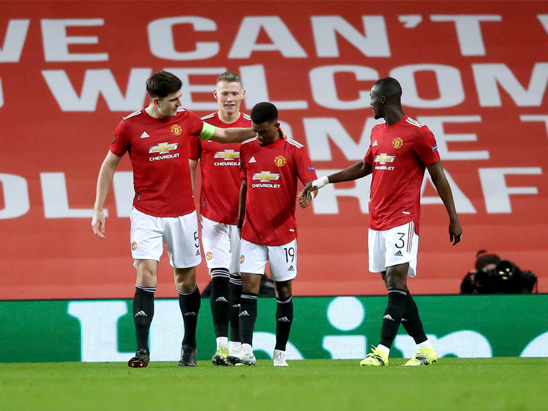 Manchester United's Europa League last-16 tie