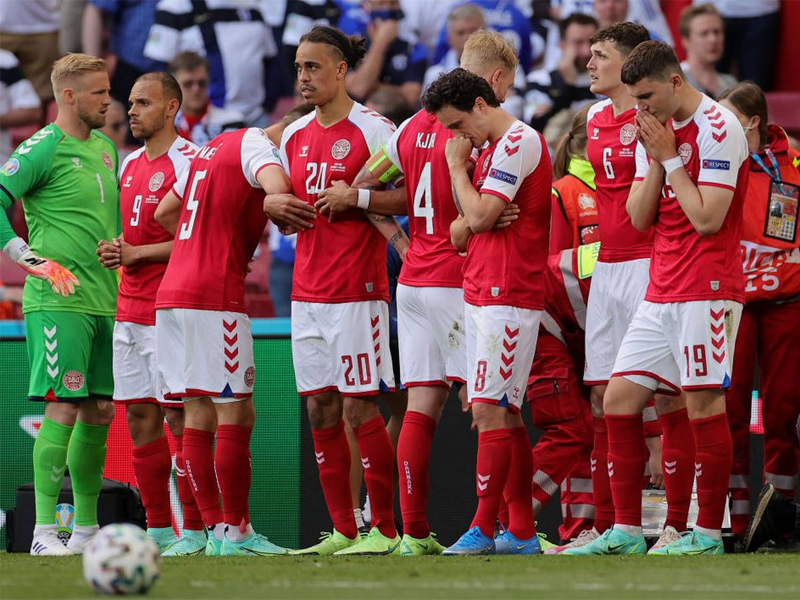 Resuming Denmark-Finland match was 'least bad decision', says Martin Braithwaite