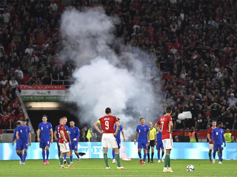 Hungary to play matches behind closed doors after racist behaviour of fans at England game