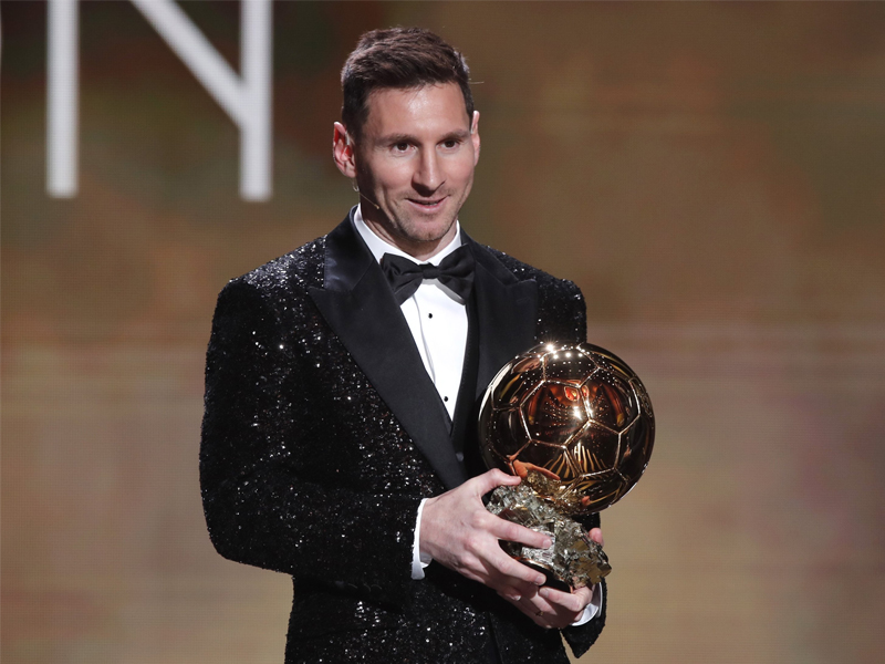 Lionel Messi wins award as best player in world football for seventh time
